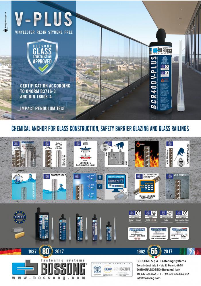 BCR V-PLUS FOR FIXING SAFETY BARRIERS