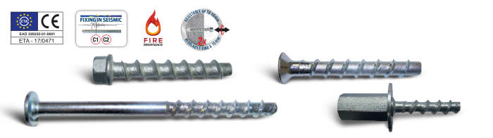 Bossong concrete screw CLS-CE Bossong concrete screw CLS-CE