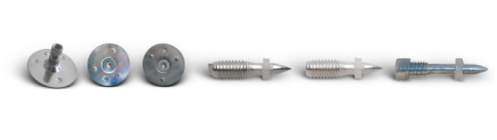 GD Bossong powder actuated nails with threaded M6 and M8 head GD Bossong powder actuated nails with threaded M6 and M8 head